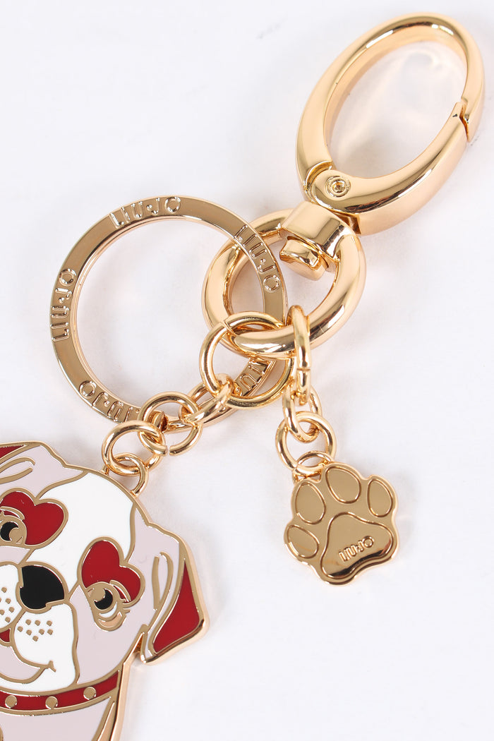 Portachiavi Bulldog Brass Gold-5
