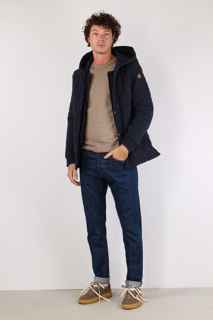 Charles Bomber Trapuntato Capp Blu-6