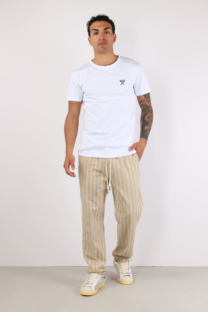T-shirt Regular Logo Bianco-2