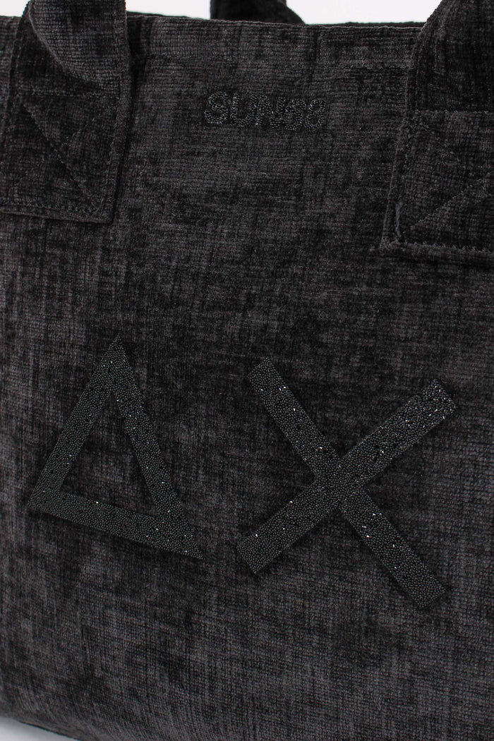 Shopping Media Velluto Nero-7