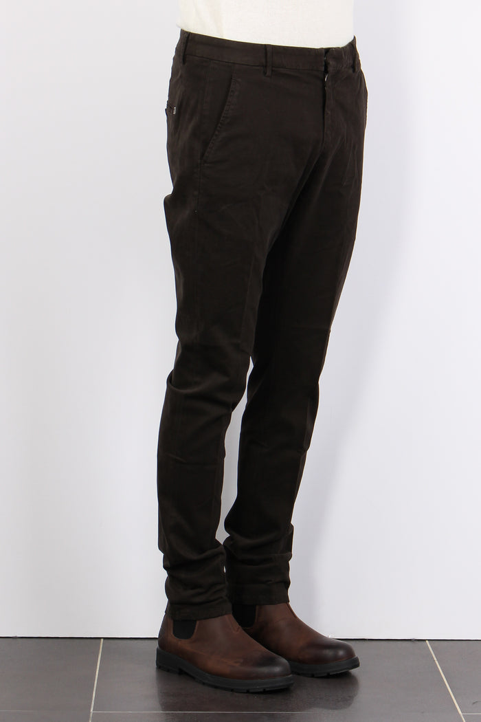 Gaubert Pantalone Gabardina Moro-4