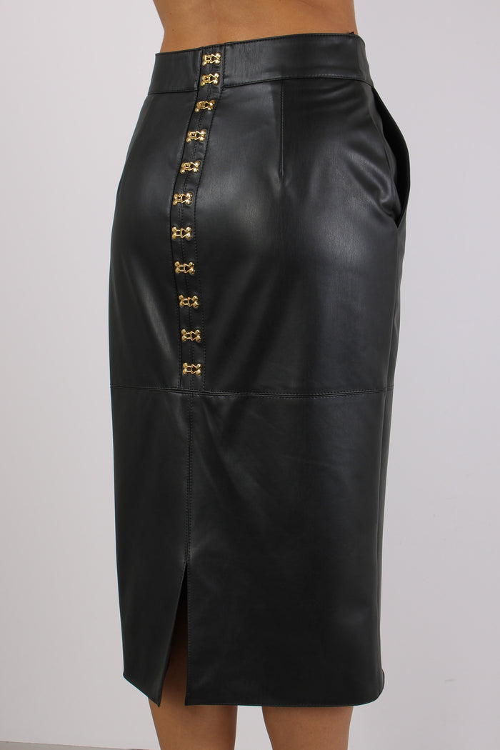 Longuette Pelle Nero-8