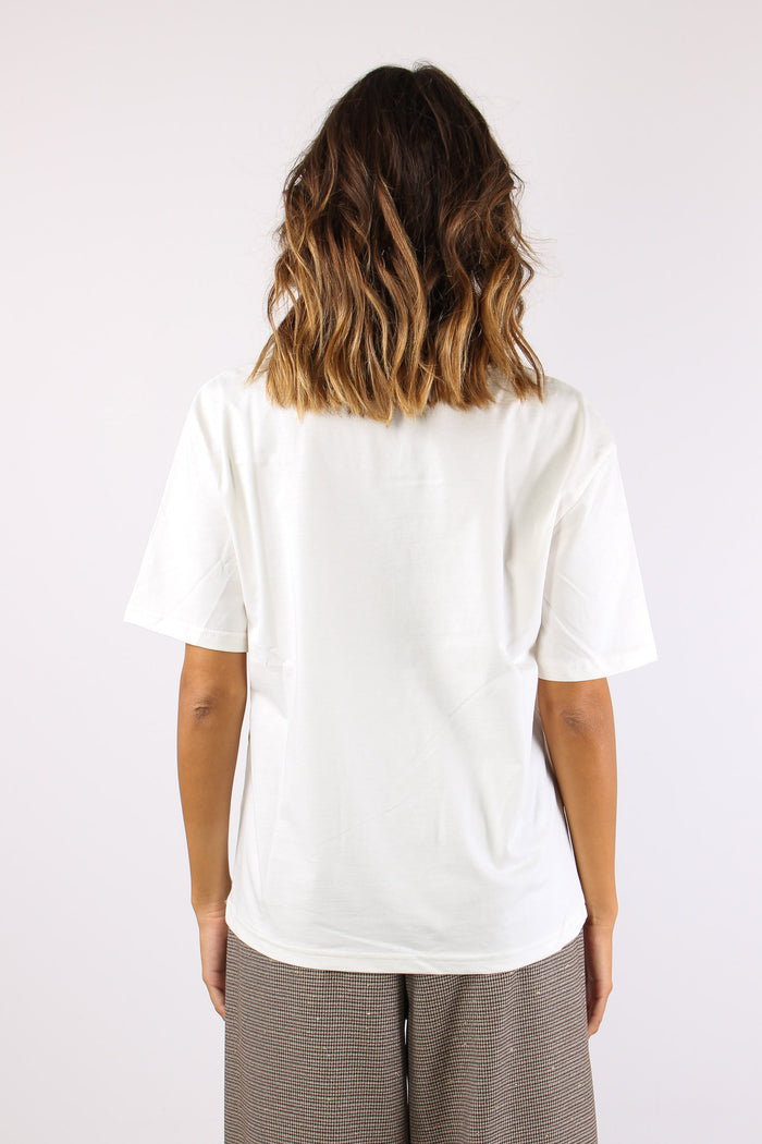 T-shirt Stampa Cani  Trendy Panna-4