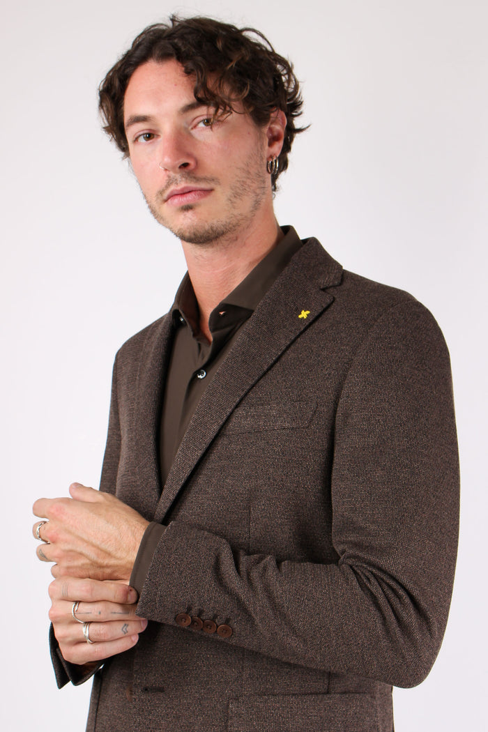 Giacca Tramata Moro-8