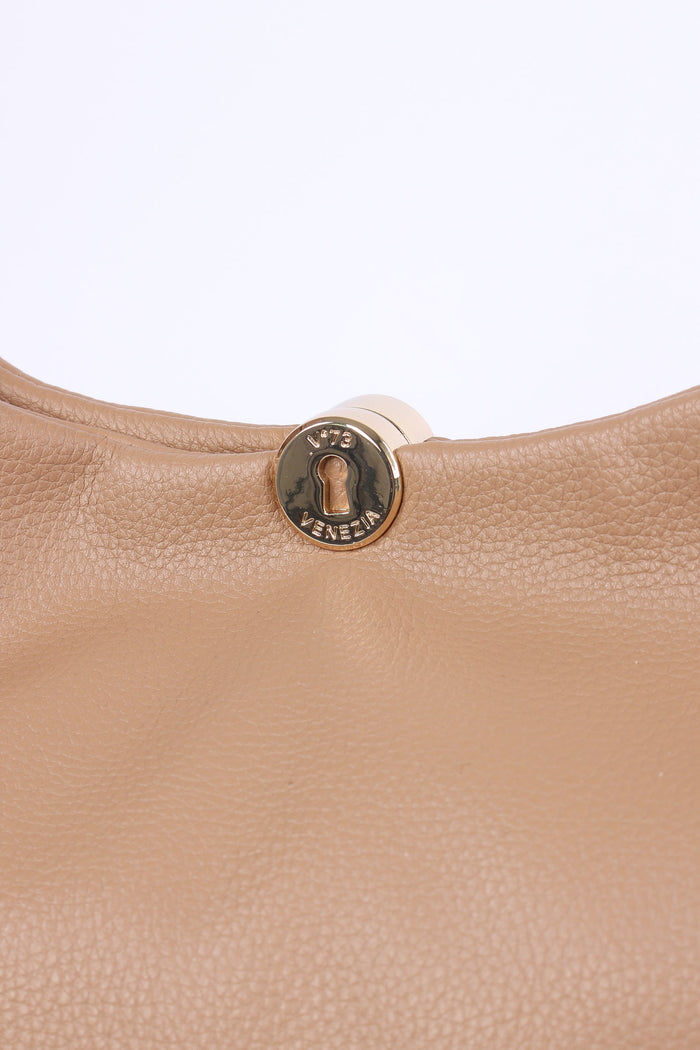 Keira Hobo Grande Tracolla Beige-6