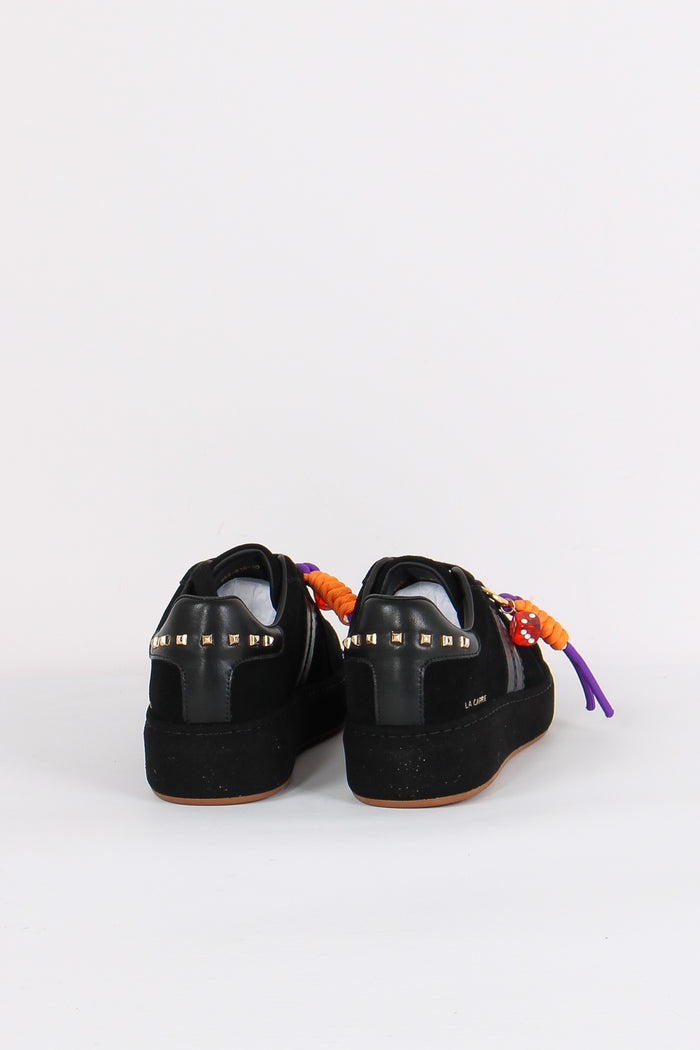 Sneakers Camoscio Borchie Black-3