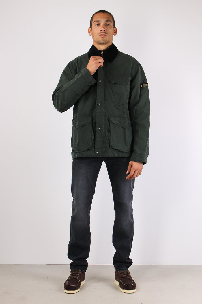 Field Jacket Colletto Velluto Militare-2