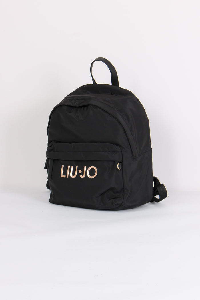 Zaino  Nylon Logo Nero-2