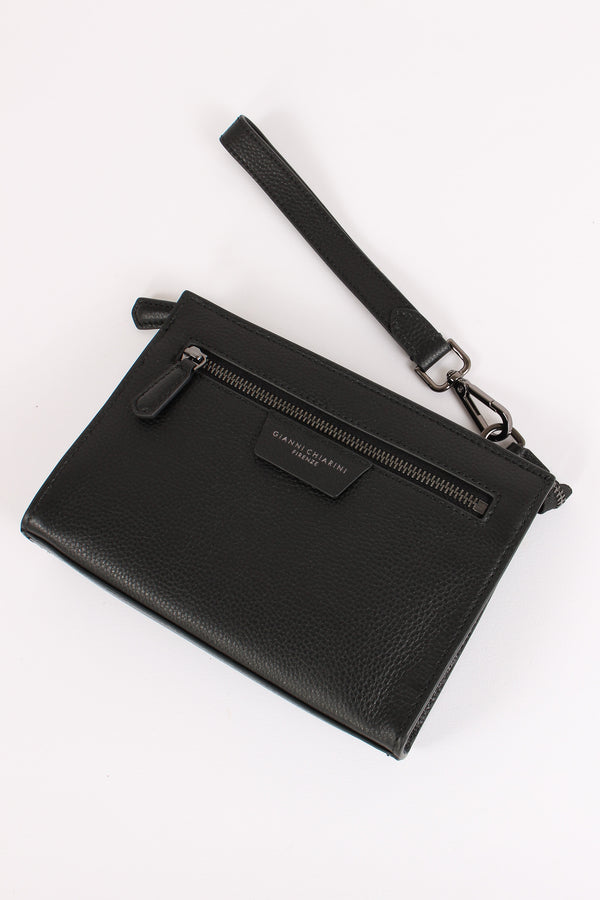 Florence Pochette Tasca Esterna Zip Nero-2