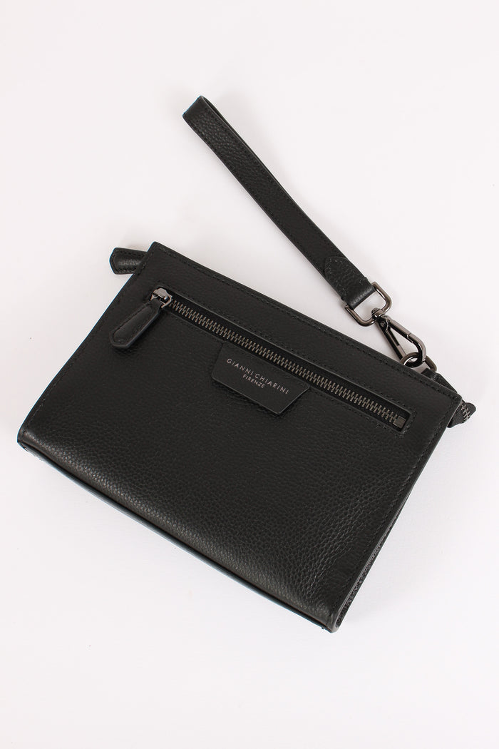 Florence Pochette Tasca Esterna Zip Nero-2