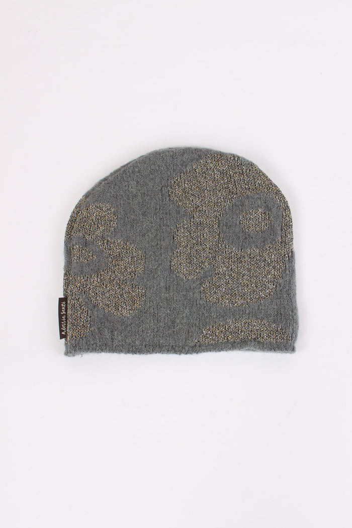 Cuffia Lurex Grigio Scuro-3