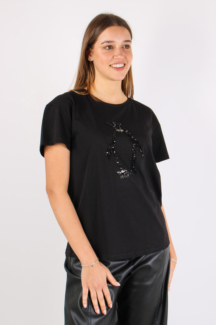 T-shirt Mc Stampa Nero/penguin-3