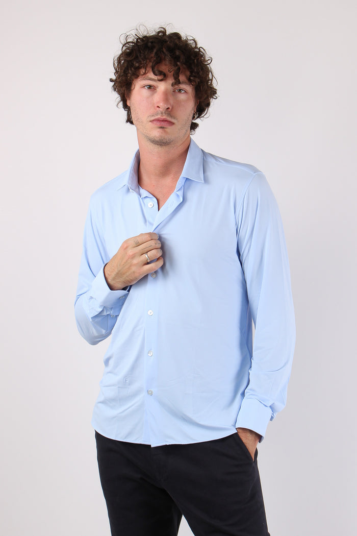 Camicia Oxford Light Blue-4