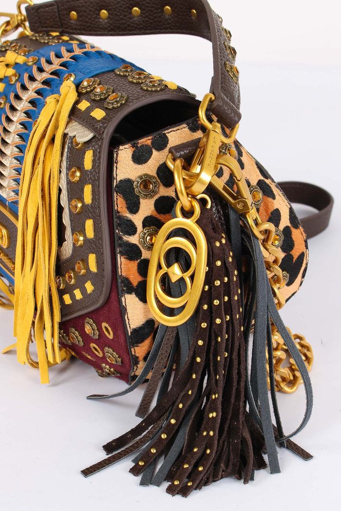 Bauletto Jungle Multi Burgundy-6