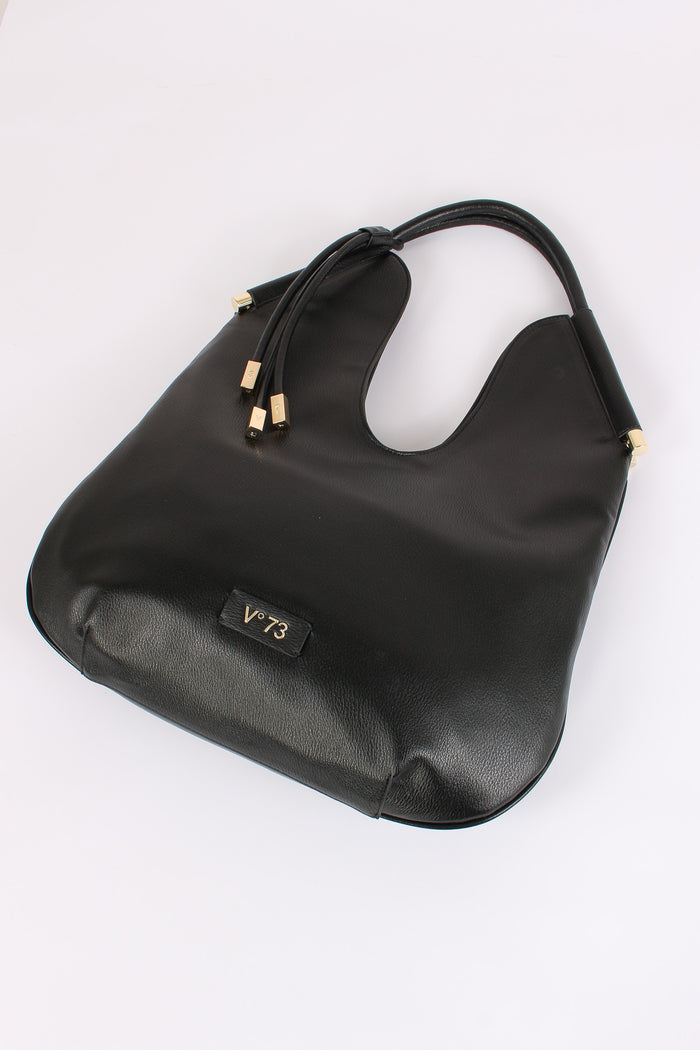 Amber Mazzaluna Ciondolo Oro Nero-7