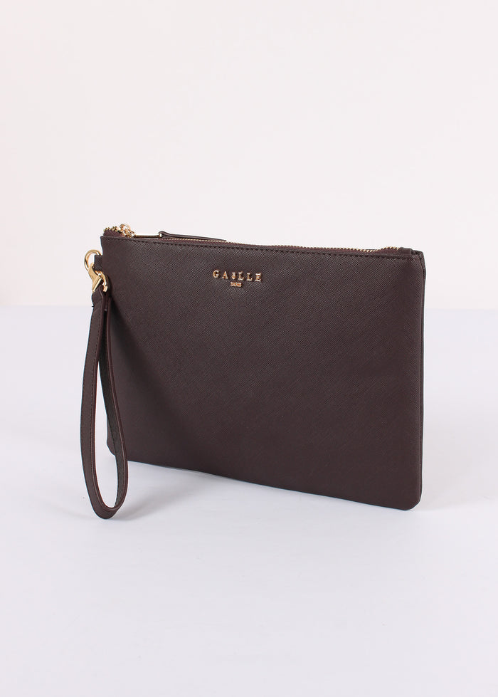 Pochette Saffiano Logo Moro-5