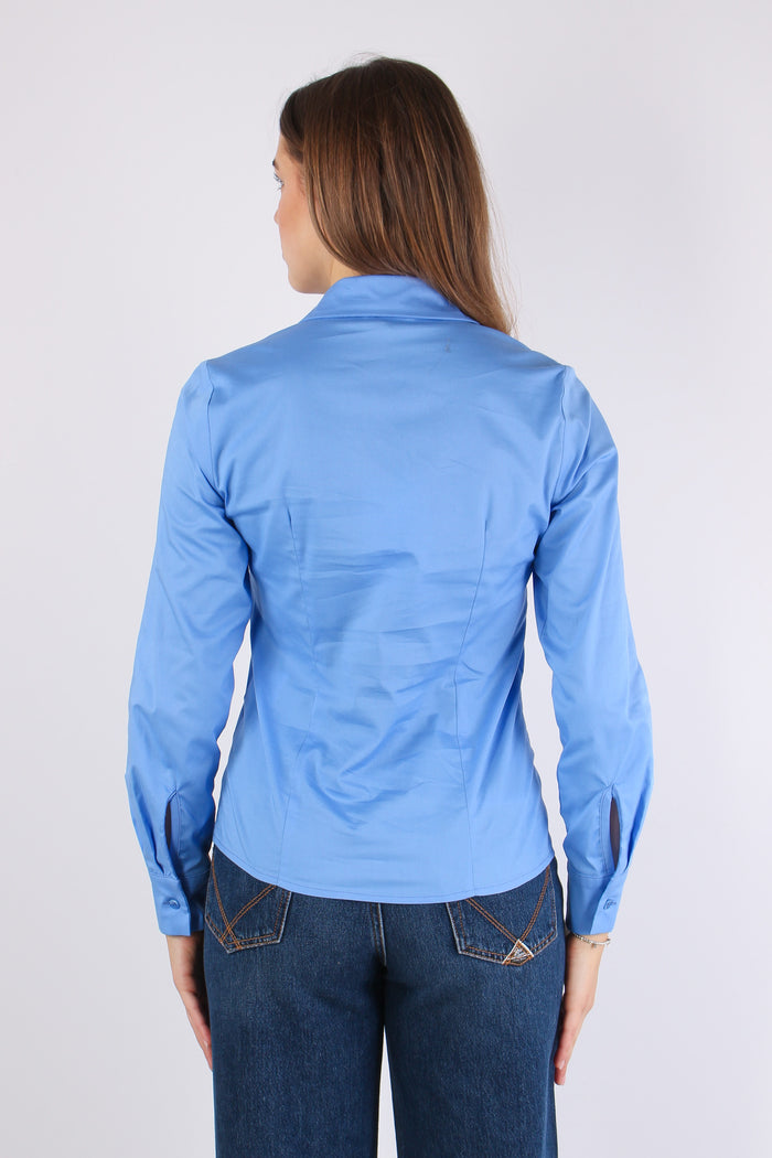 Camicia Slim Azzurro-5