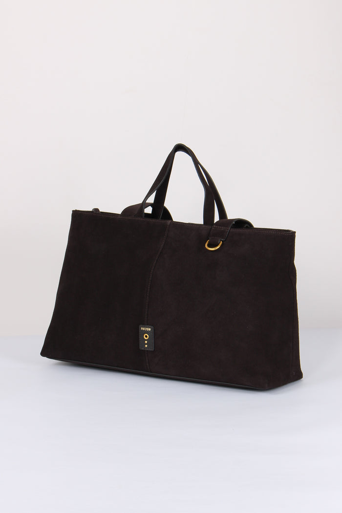 Maxi Shopping Suede Dark Brown-2