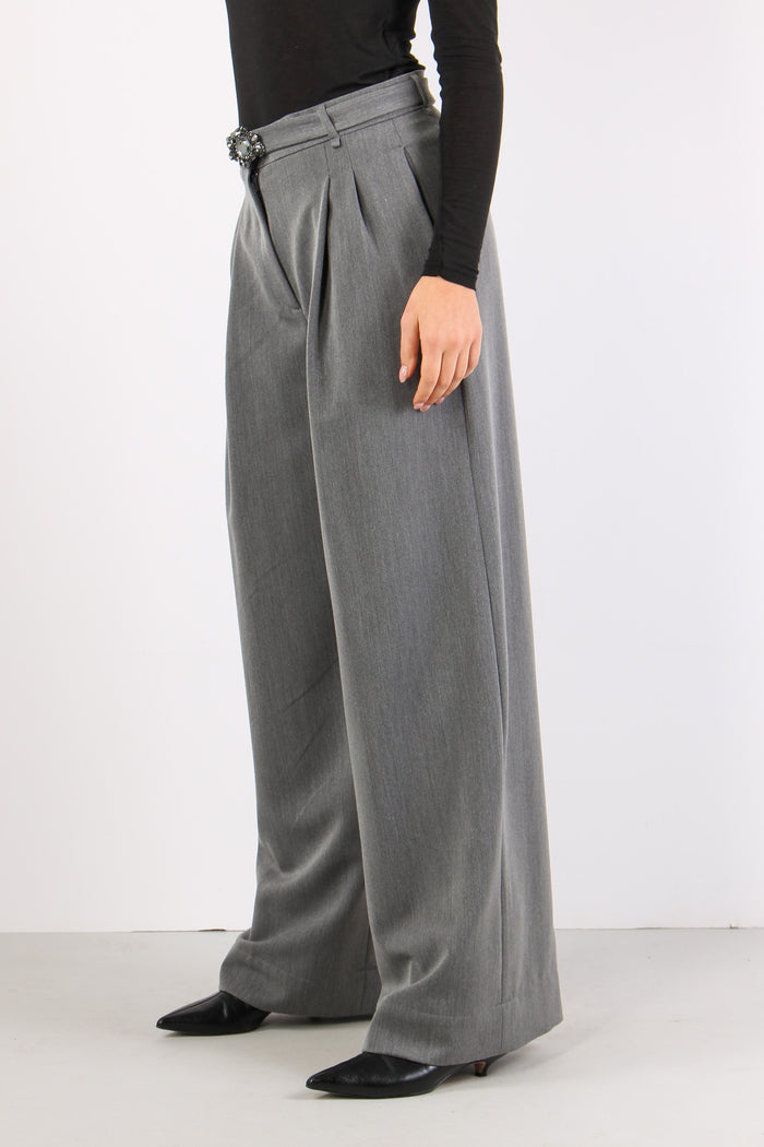 Pantalone Palazzo Pences Grey Chic-3