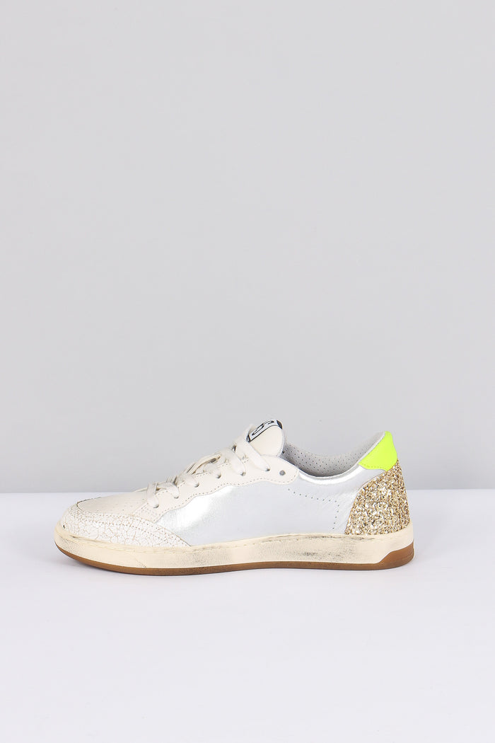 Sneakers Week Star Glitter Bianco/argento-7