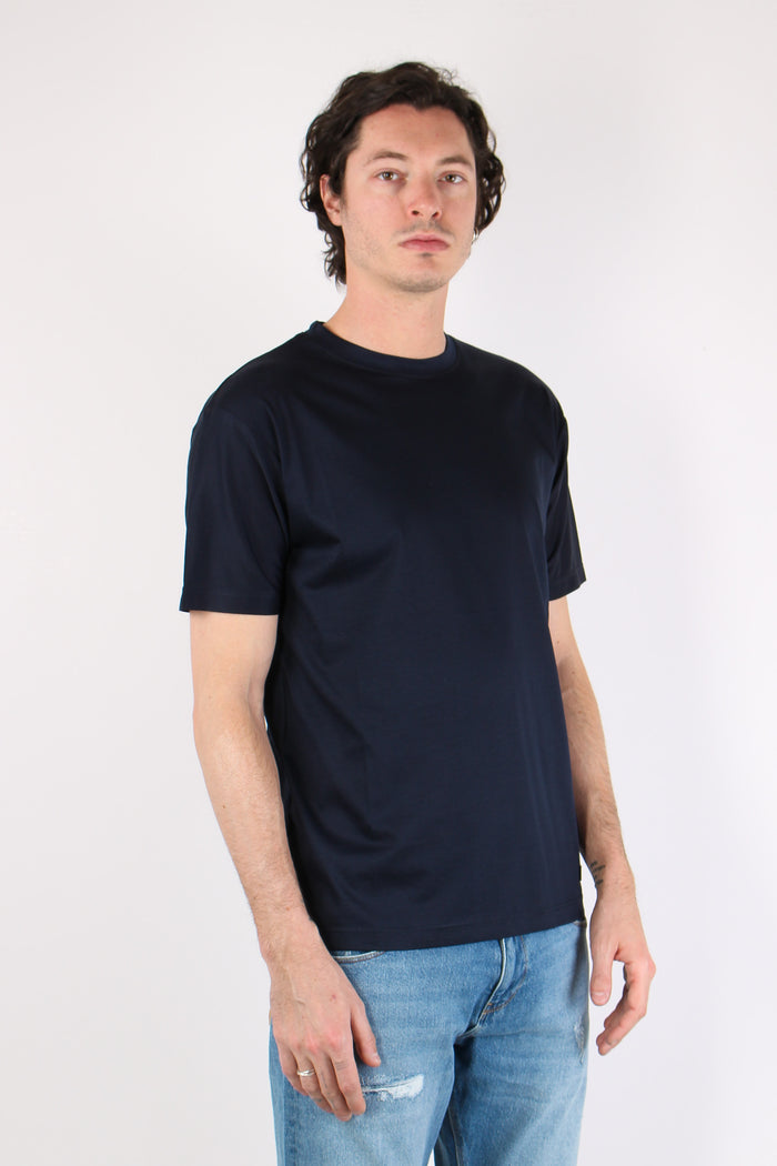 T-shirt Basica Modal Blu-6