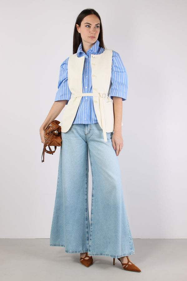 Camicia Riga Coulisse Bianco/blue