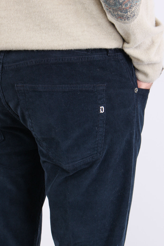 Icon Pantalone Velluto Milleri Notte-8