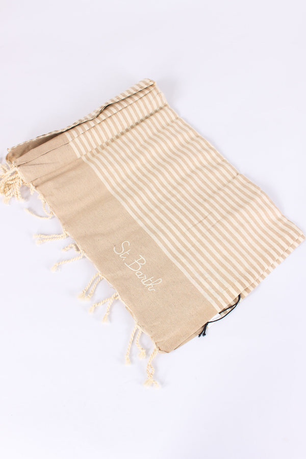 Foutas Righe Beige/bianco-2