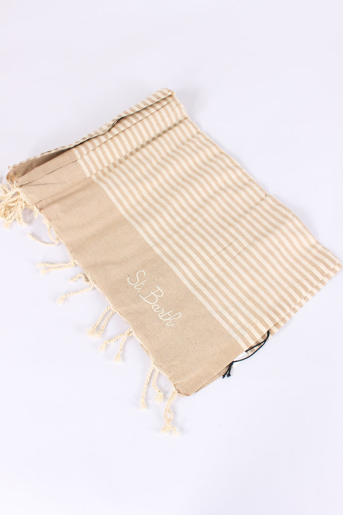 Foutas Righe Beige/bianco-2