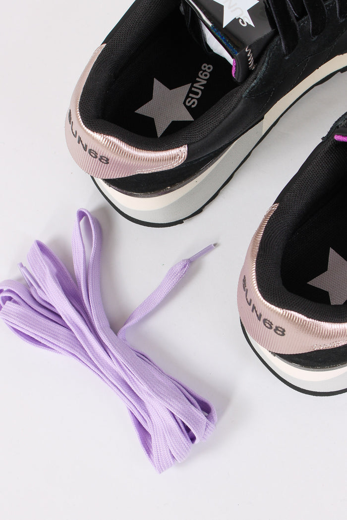 Sneaker Stargirl Glitter Logo Nero-10