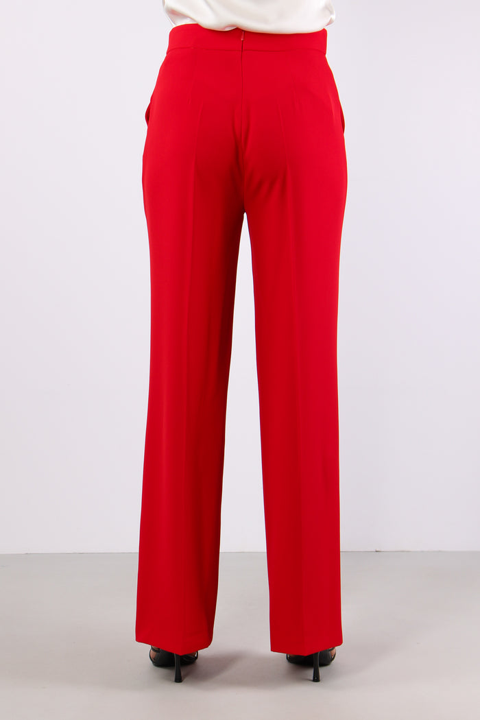 Lalim Pantalone Palazzo Fluido Flame S-4