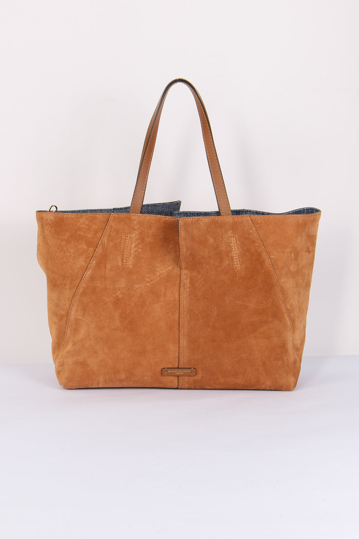 Maya Shopping Reversibile Caramello