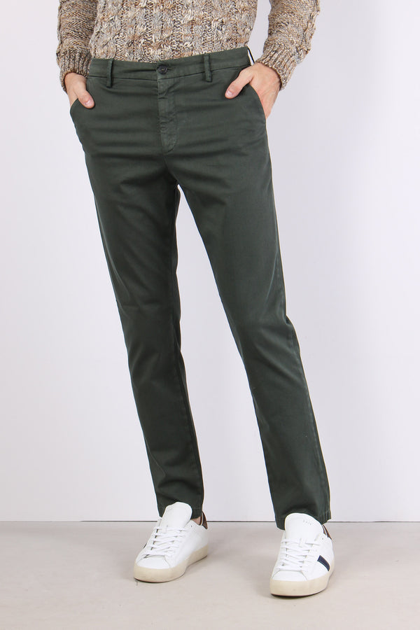 Pantalone Chino Slim Olive Green-2