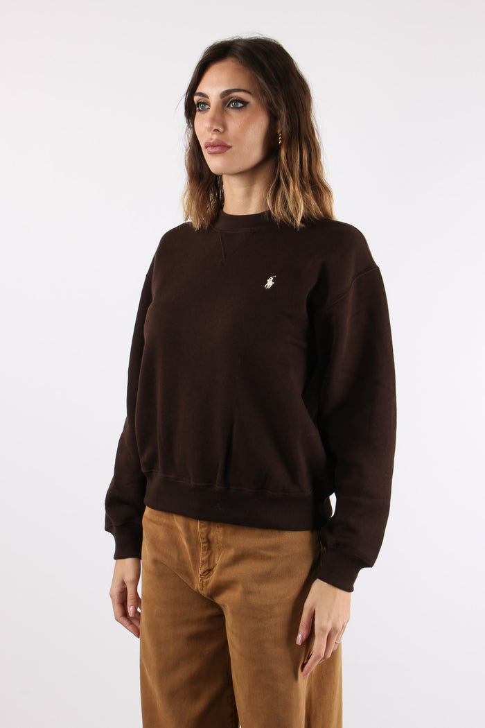 Felpa Logo Pile Circuit Brown-3