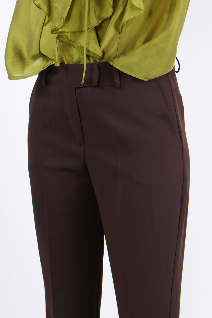 Pantalone Sigaretta Fluido Moro-7