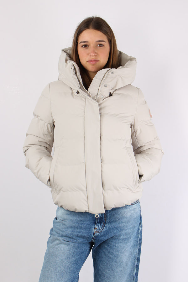 Arena Piumino Collo In Piedi Beige-2