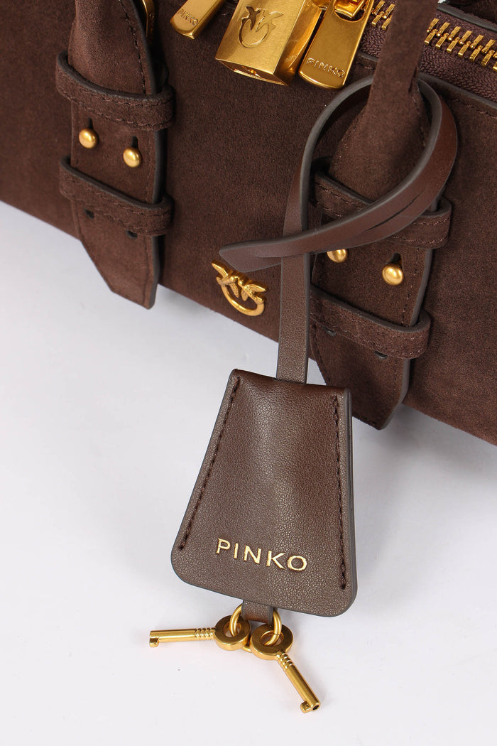 Bowling Bag Suede Marrone/castano-5