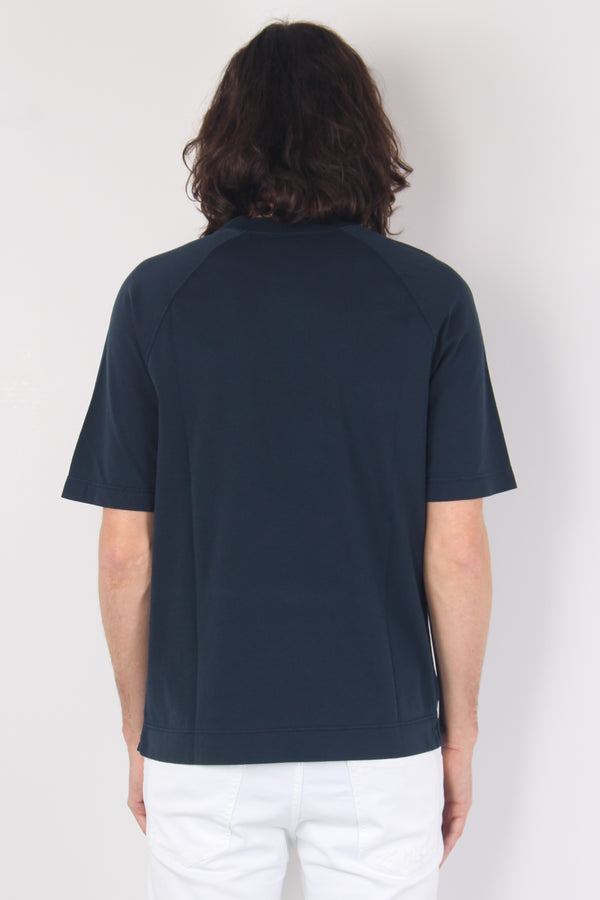 T-shirt Raglan Jersey Blu Navy-2
