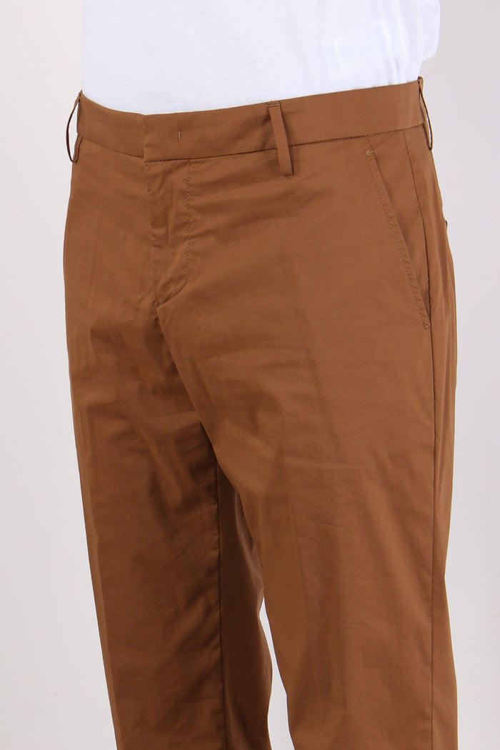 Gaubert Pantalone Popeline Corteccia-6