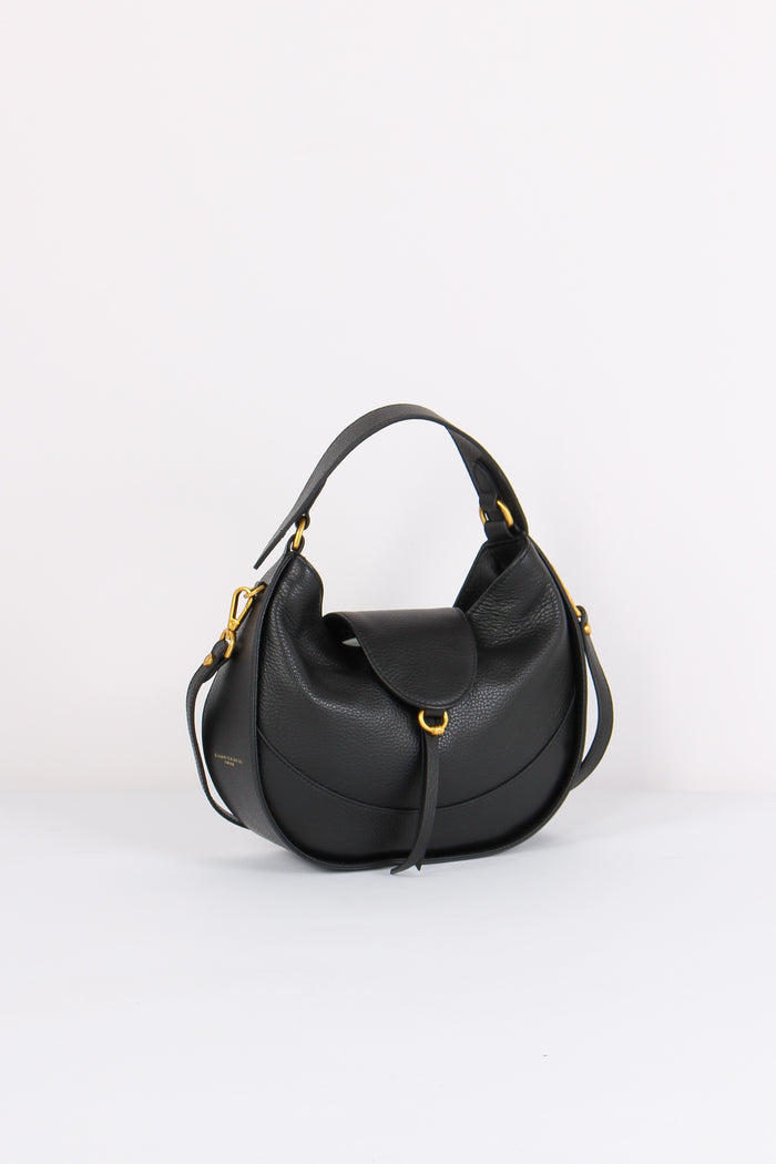 Edith Hobo Small Patta Nero-5