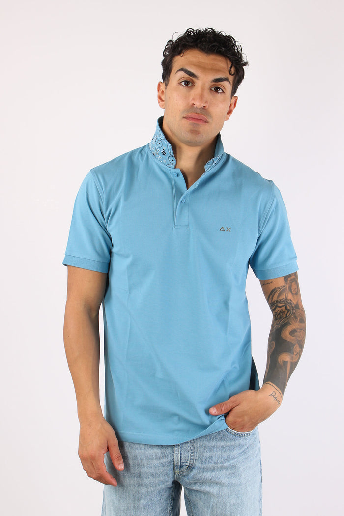 Polo Sotto Collo Bandana Avio
