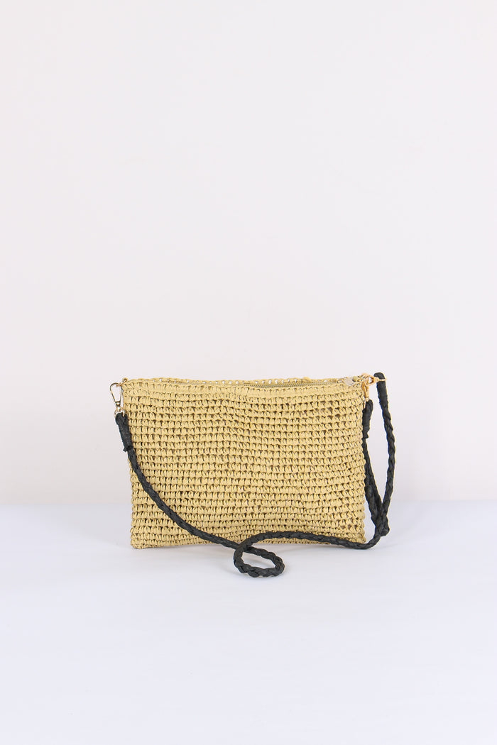 Pochette Rafia Beige-3