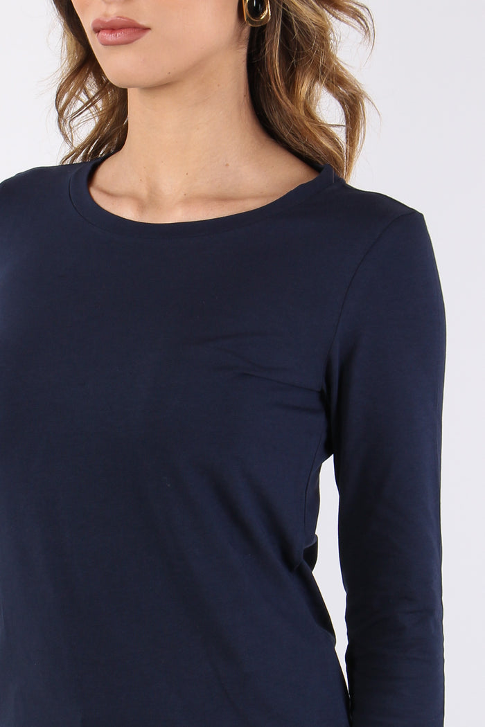 Wkdmultia T-shirt Ml Cotone Blu-8