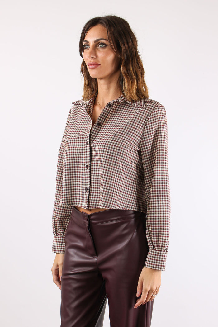 Camicia Micro Quadro Borux/moro-5