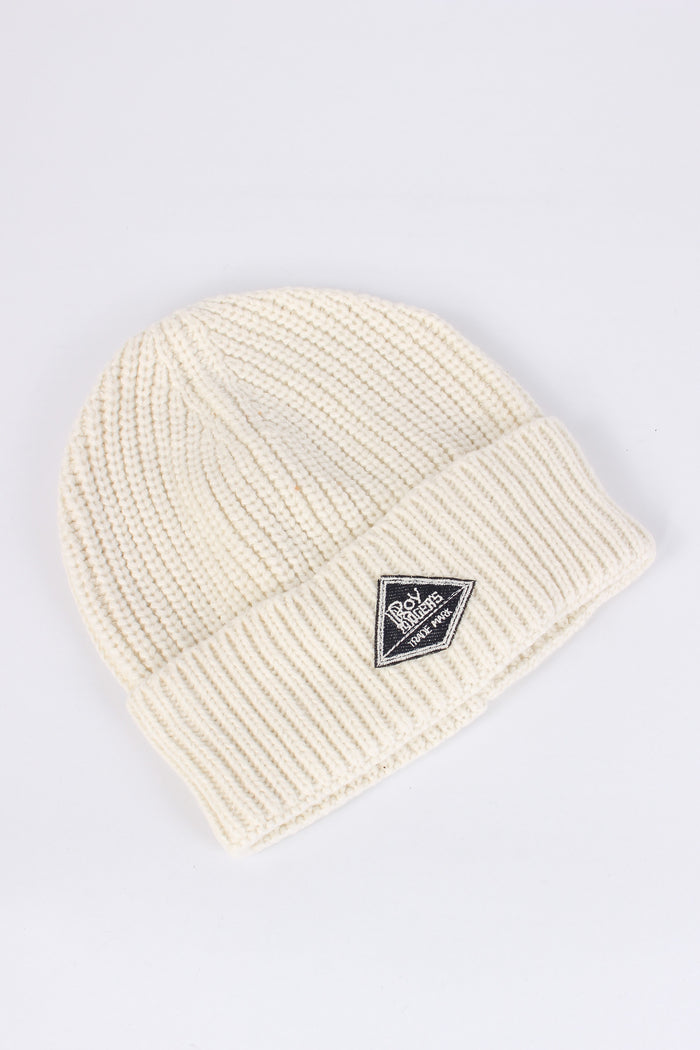 Cuffia Logo Basica Off White-4