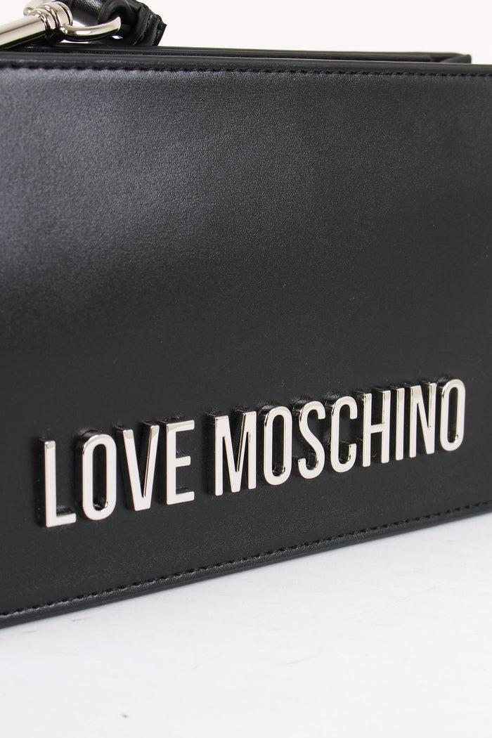 Borsa Rigida Trapezio Nero/nickel-8