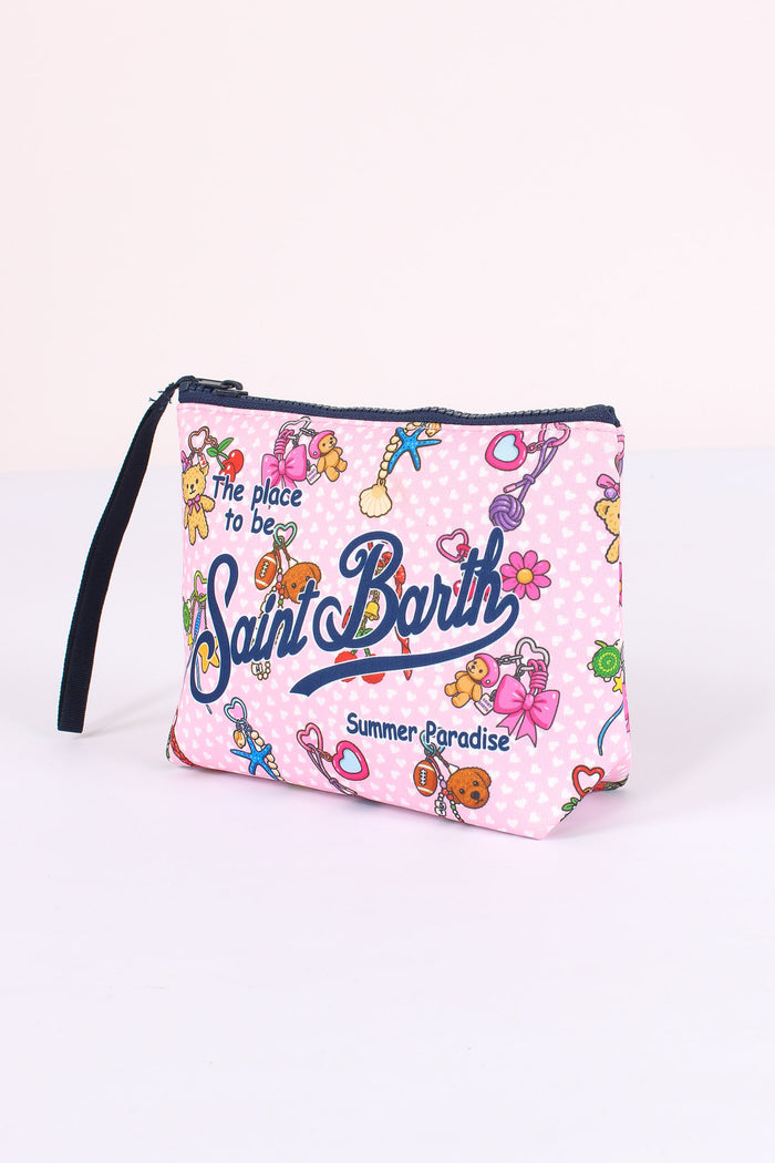 Aline Pochette Charms Rosa-4
