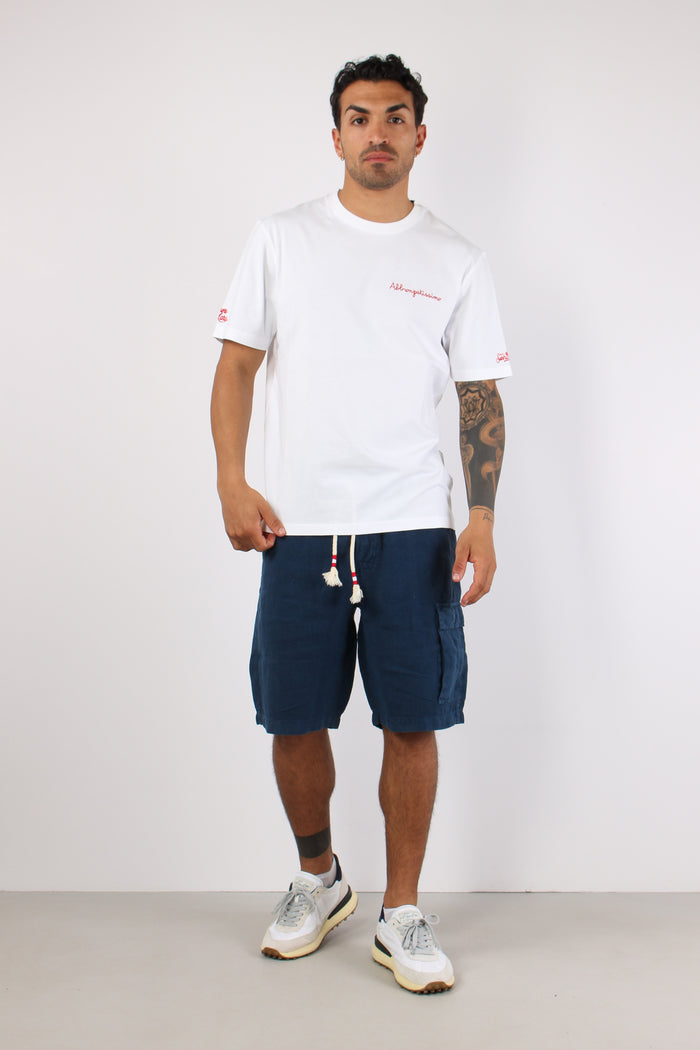 T-shirt Scritta Ricami Abbronzatissimo-2