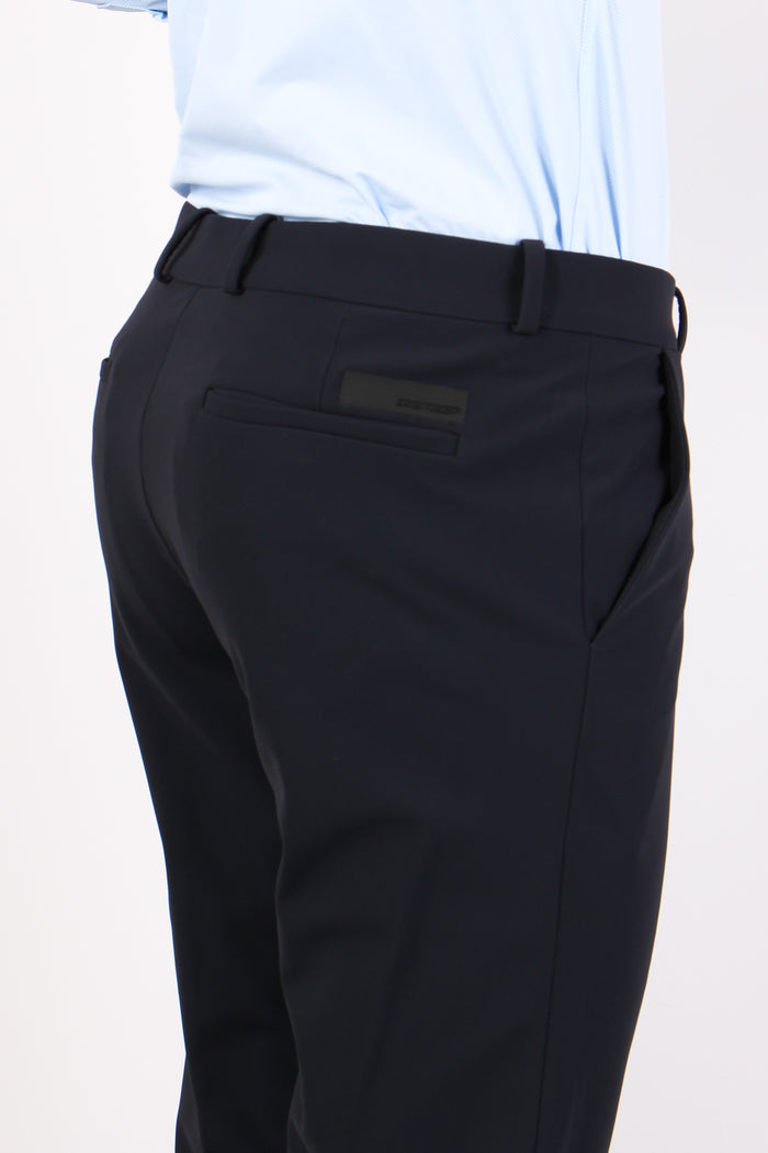 Pantalone Tecnico Risvolto Ing Blue/black-6