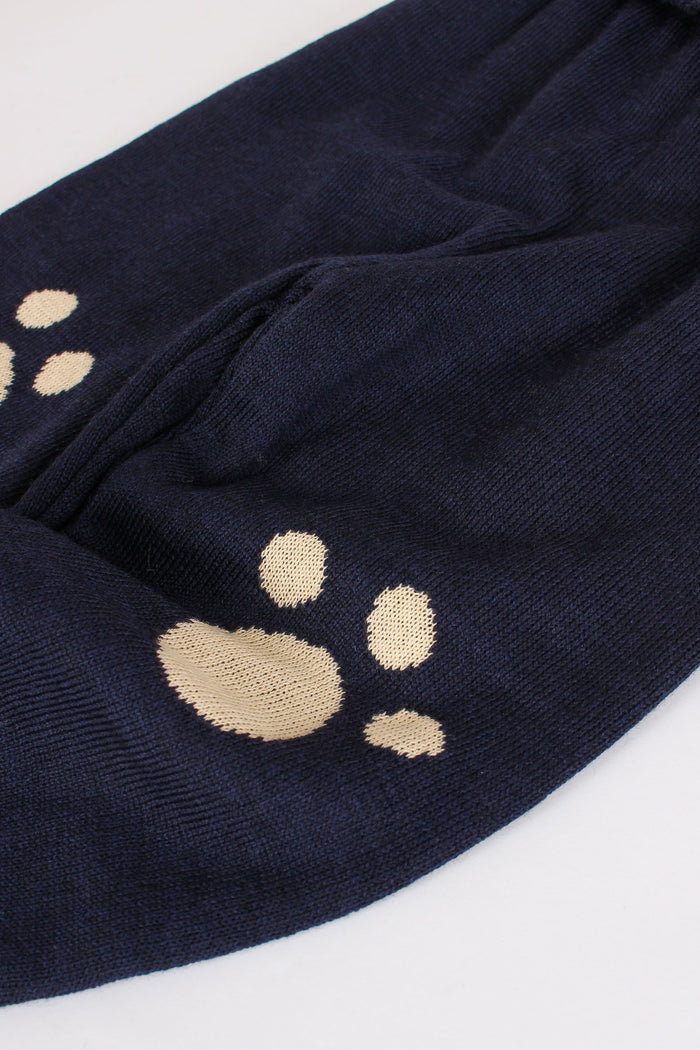 Pantalone Jersey Lana Blu Notte-5